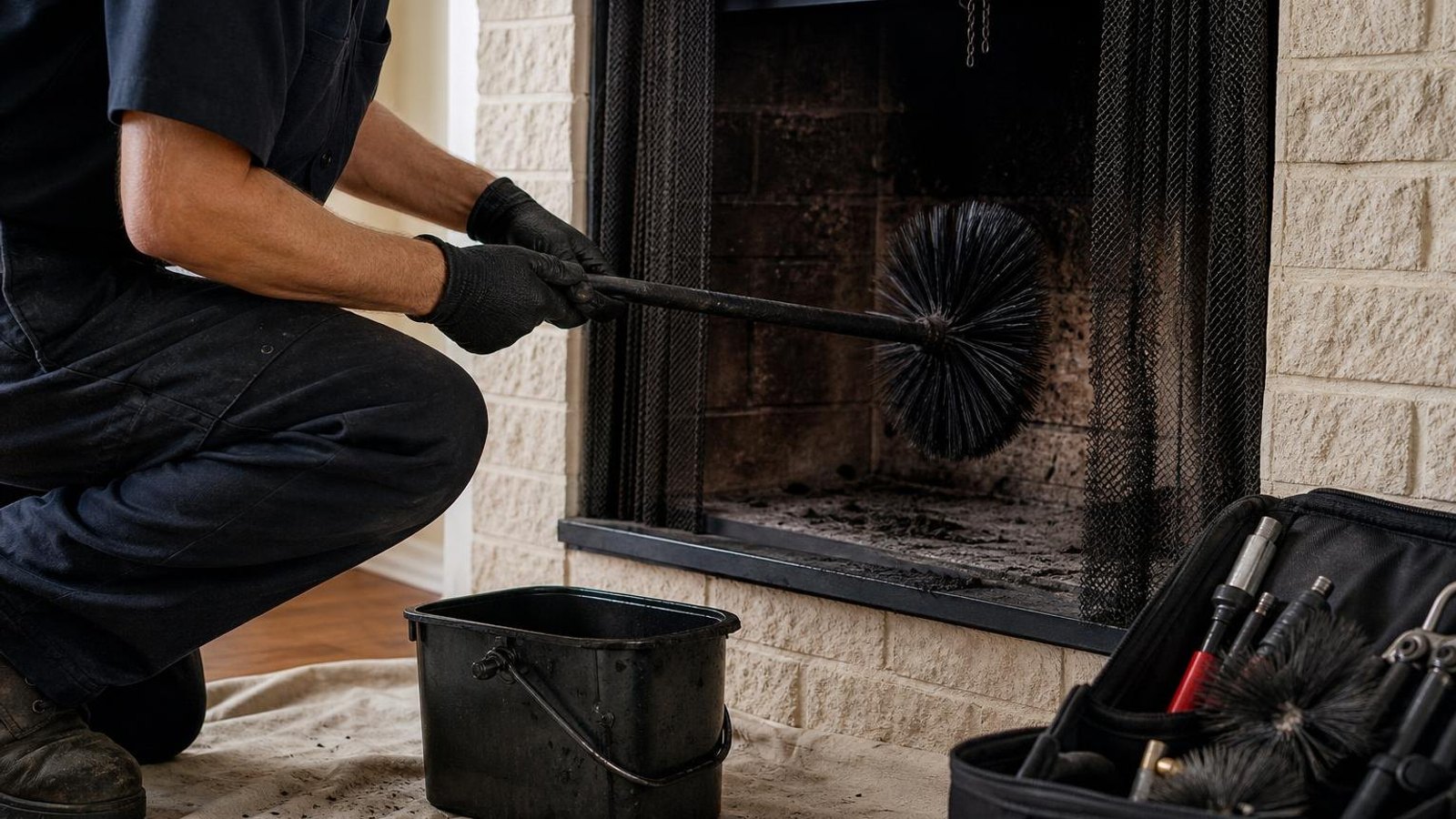 Practical chimney sweep & inspection in Plano